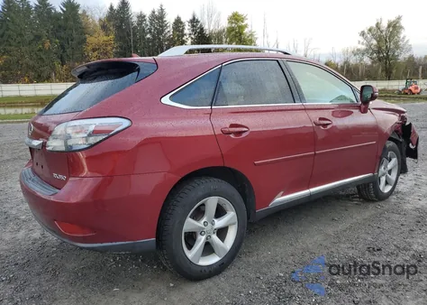 2010 Lexus Rx 350 из США, поврежденный, VIN 2T2BK1BA0AC038104